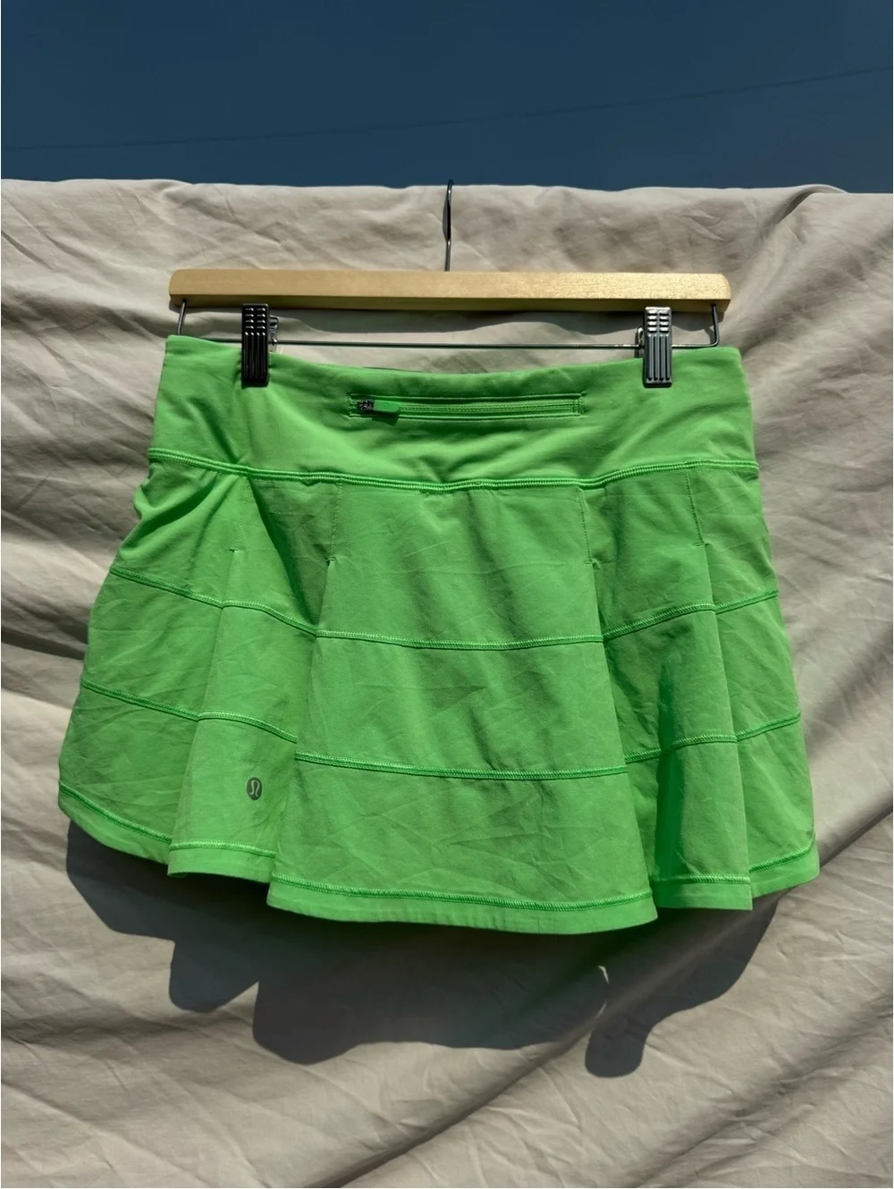 Lululemon Pace Rival Mid-Rise Skirt - Pistachio - 6